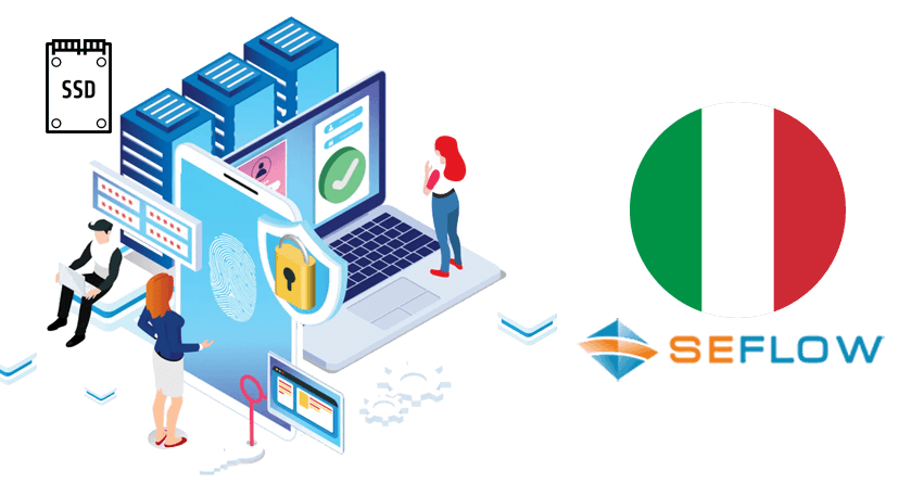 خرید سرور مجازی ایتالیا - هارد SSD